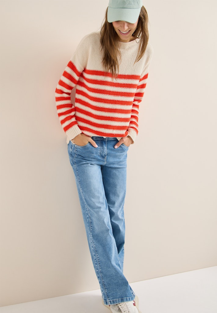 Cecil Damen Pullover  Pearl Bei
