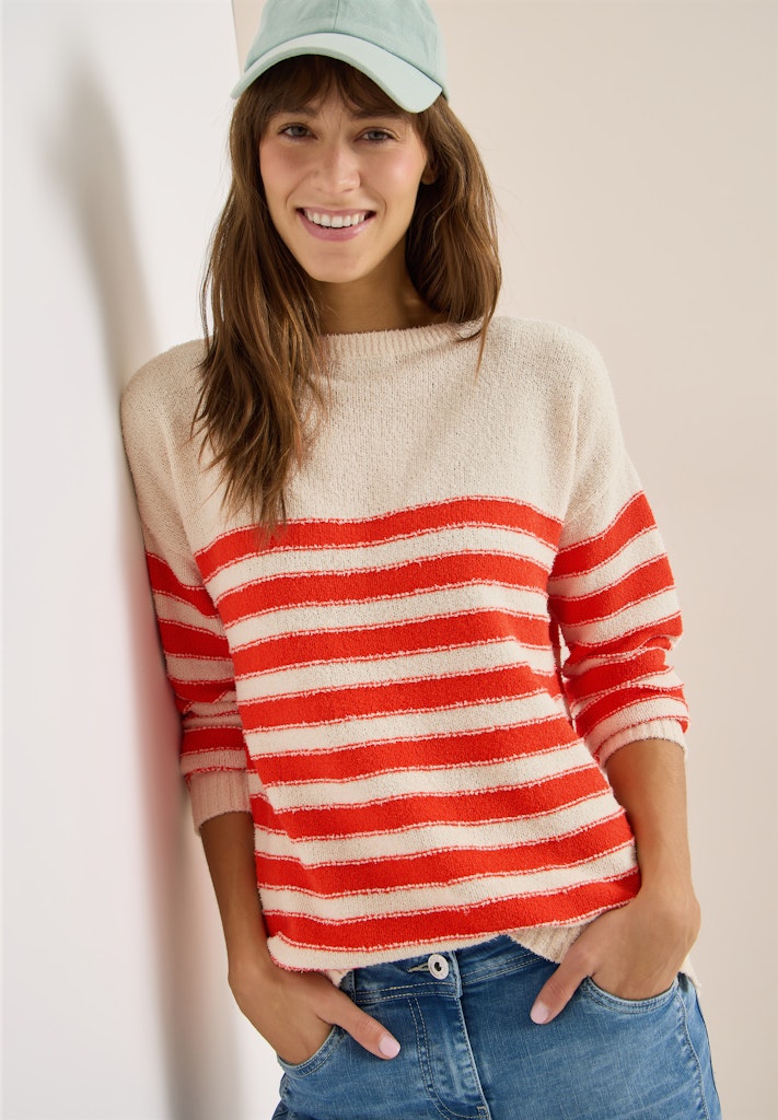 Cecil Damen Pullover Pearl Bei