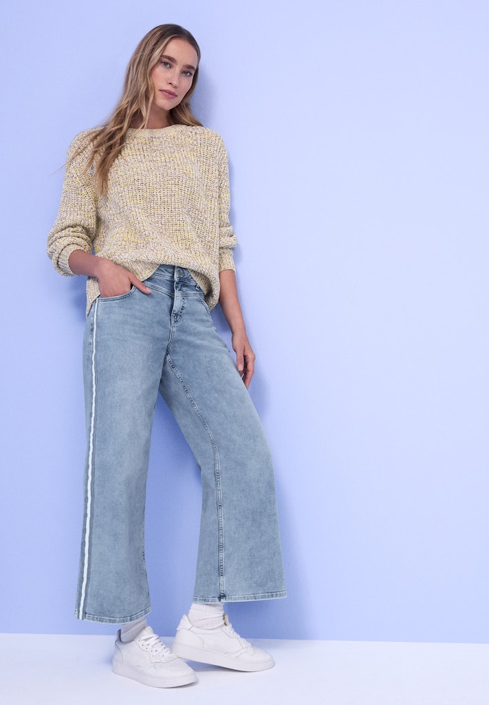 Street One Damen Hosen Light Blu
