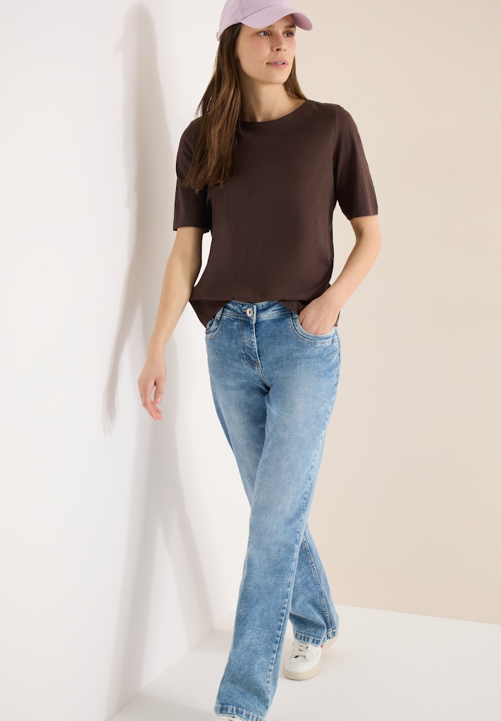 Cecil Damen T-Shirts  Macchiato