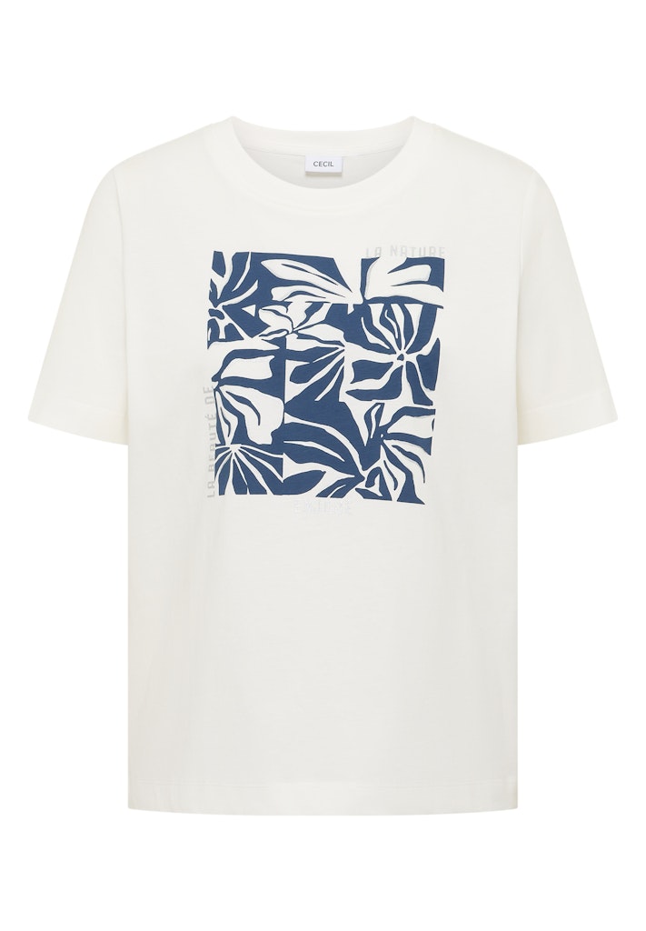 Cecil Damen T-Shirts  Vanilla W