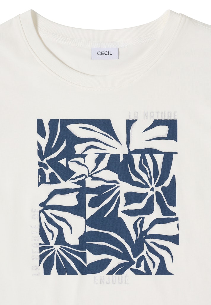 Cecil Damen T-Shirts Vanilla W