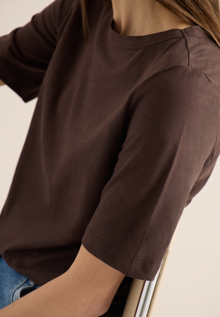Cecil Damen T-Shirts Macchiato