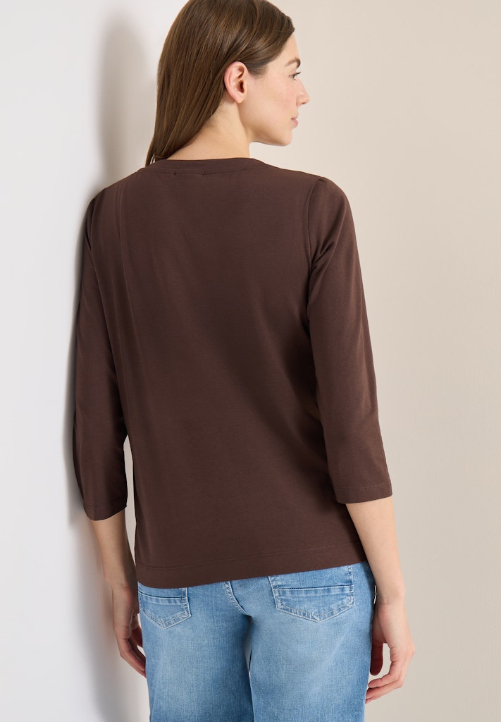 Cecil Damen T-Shirts  Macchiato
