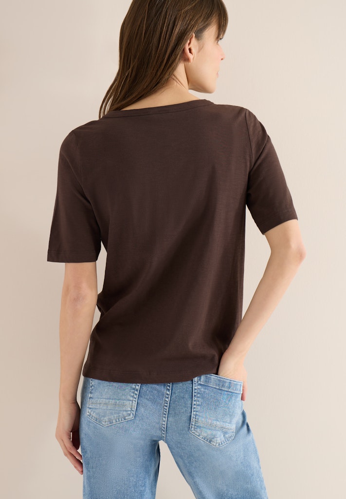 Cecil Damen T-Shirts  Macchiato