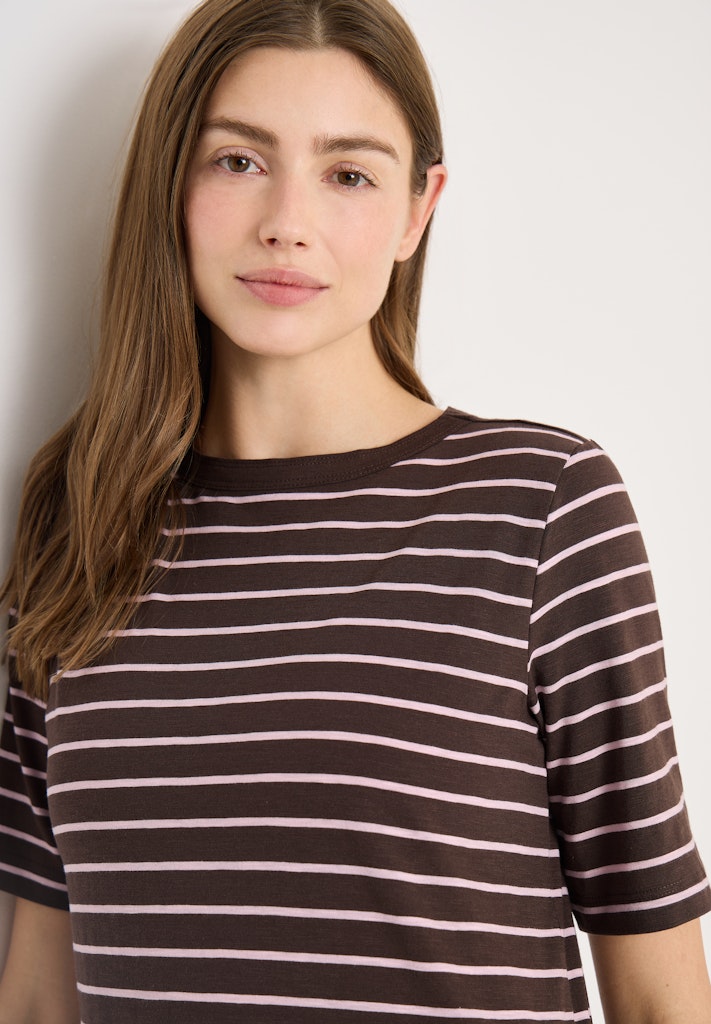 Cecil Damen T-Shirts  Macchiato