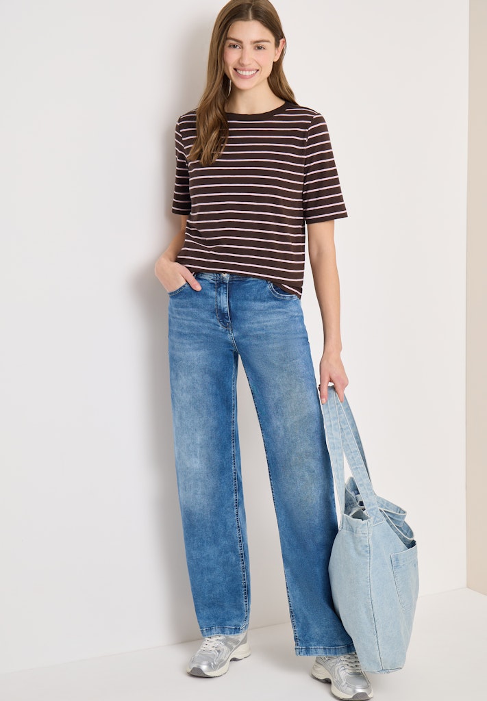 Cecil Damen T-Shirts  Macchiato