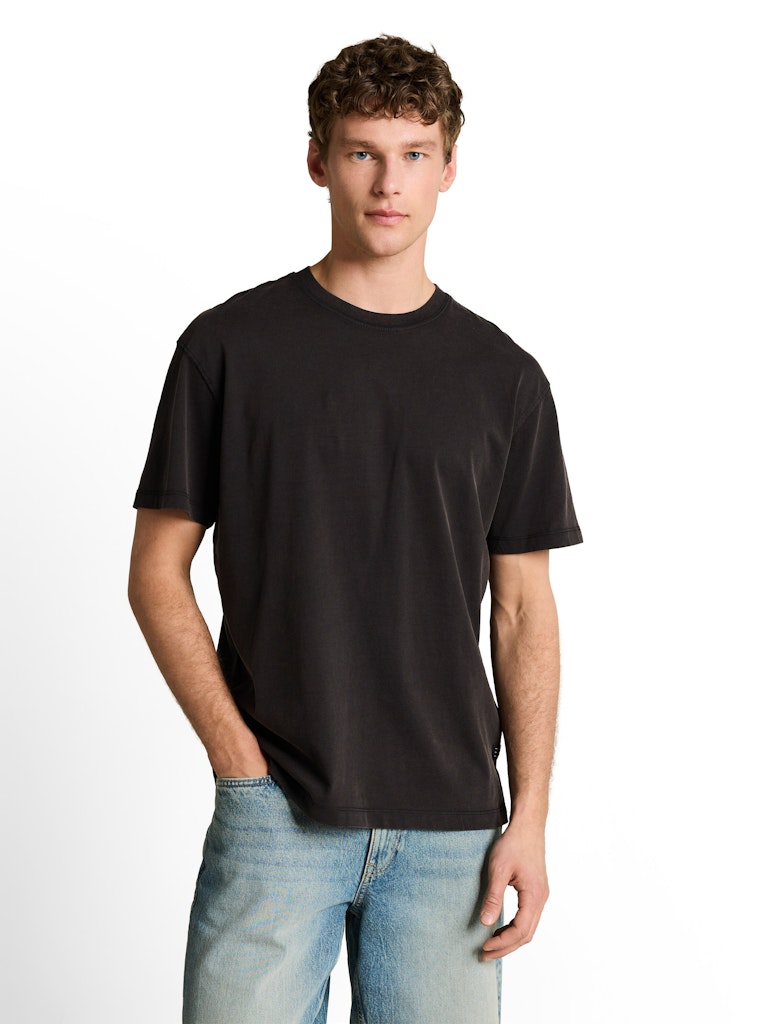 Tom Tailor denim Herren T-Shirts kurz Black