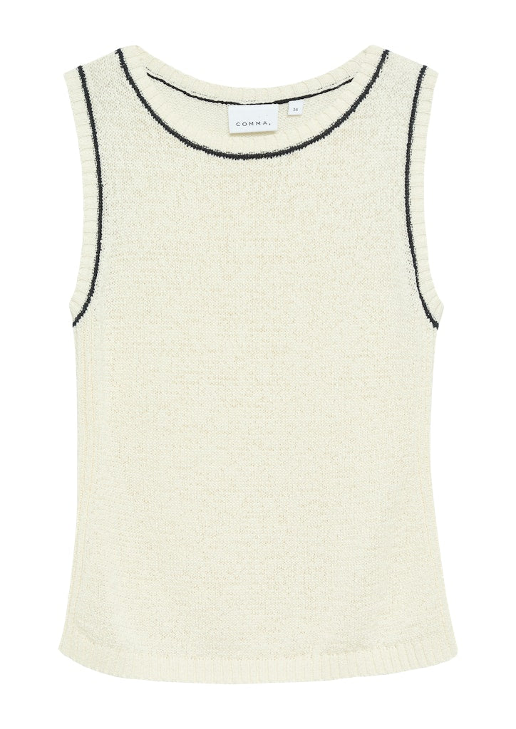 Comma Damen Pullover White