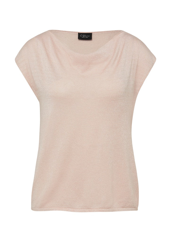 S. Oliver black Damen Pullover Lilac/Pink