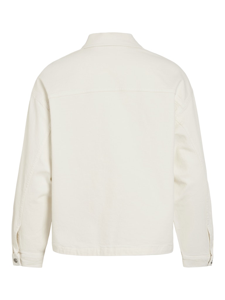 Vila Damen Jeansjacken Cloud Dancer