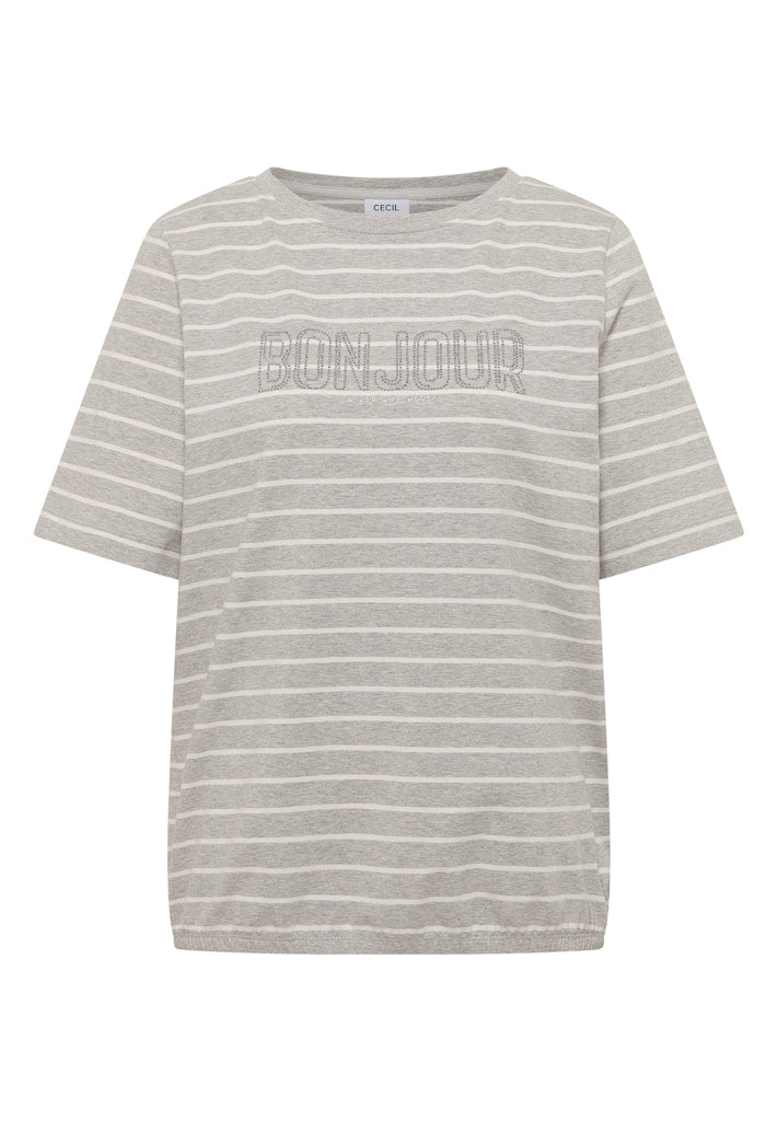 Cecil Damen T-Shirts  Milky Gre