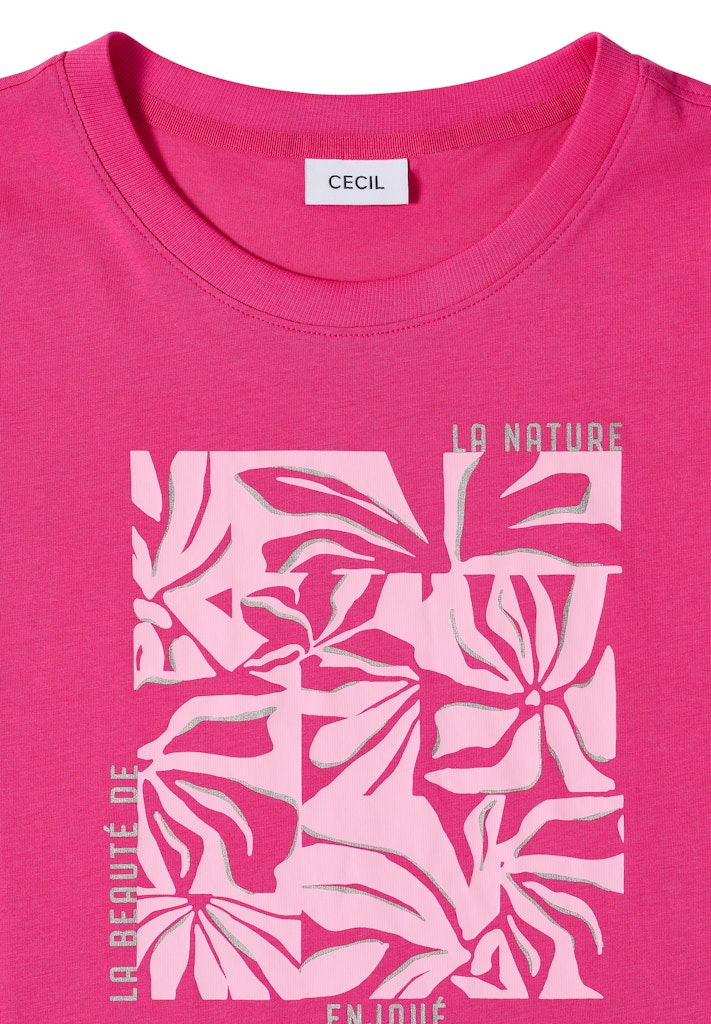 Cecil Damen T-Shirts Beetroot