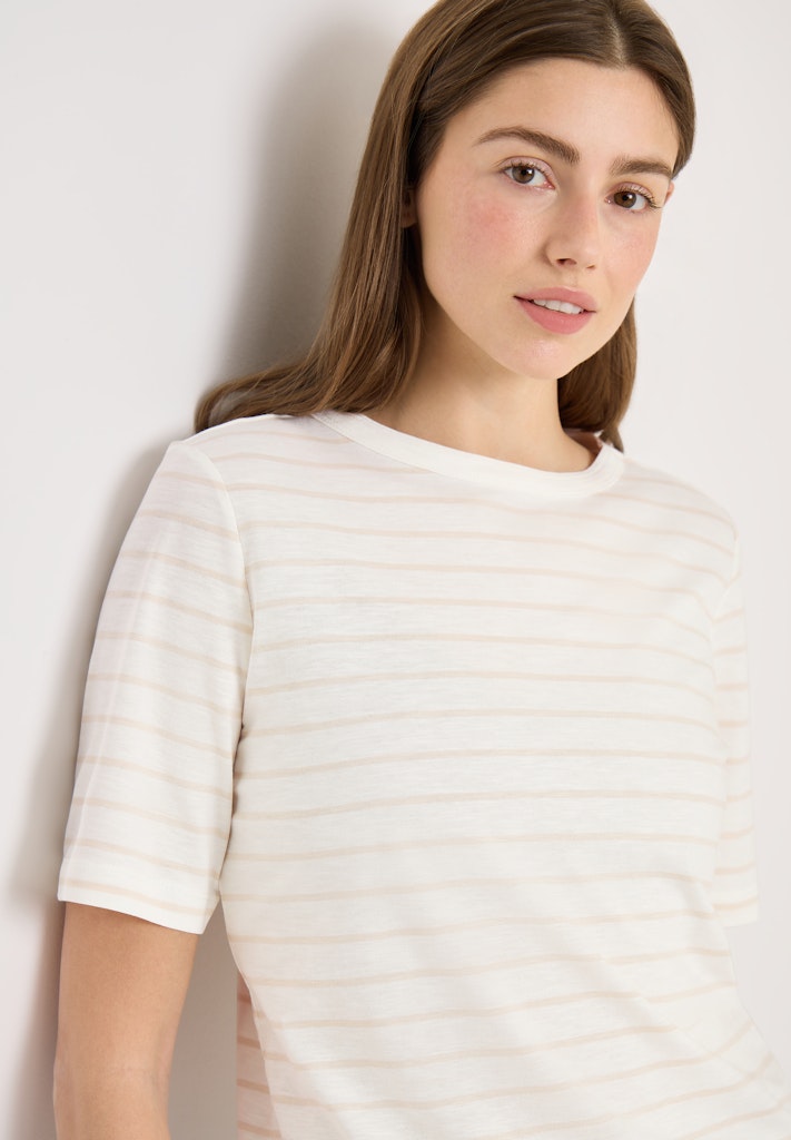 Cecil Damen T-Shirts Vanilla W