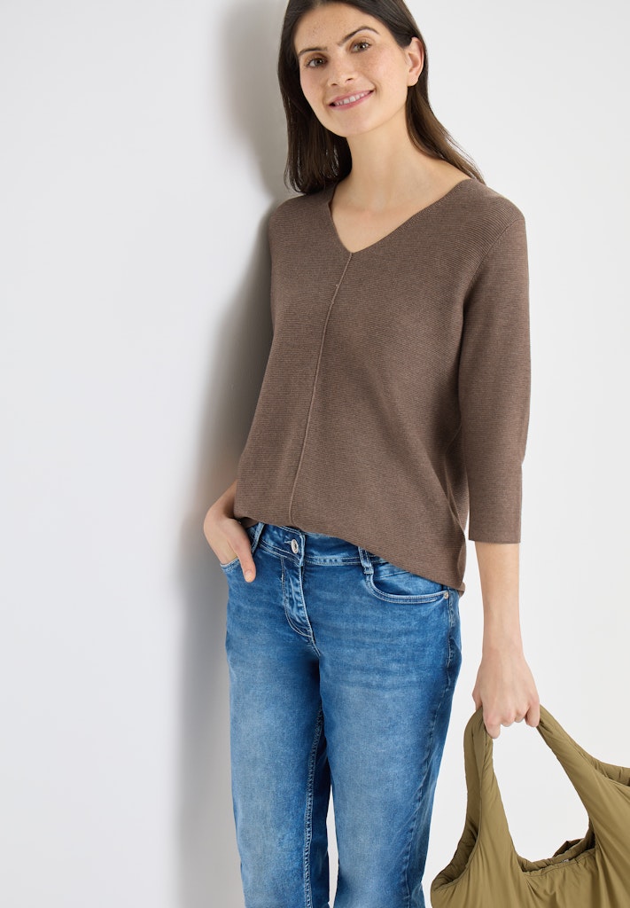 Cecil Damen Pullover Coffee Ta