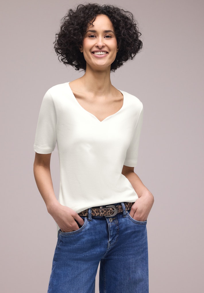 Street One Damen T-Shirts Off White