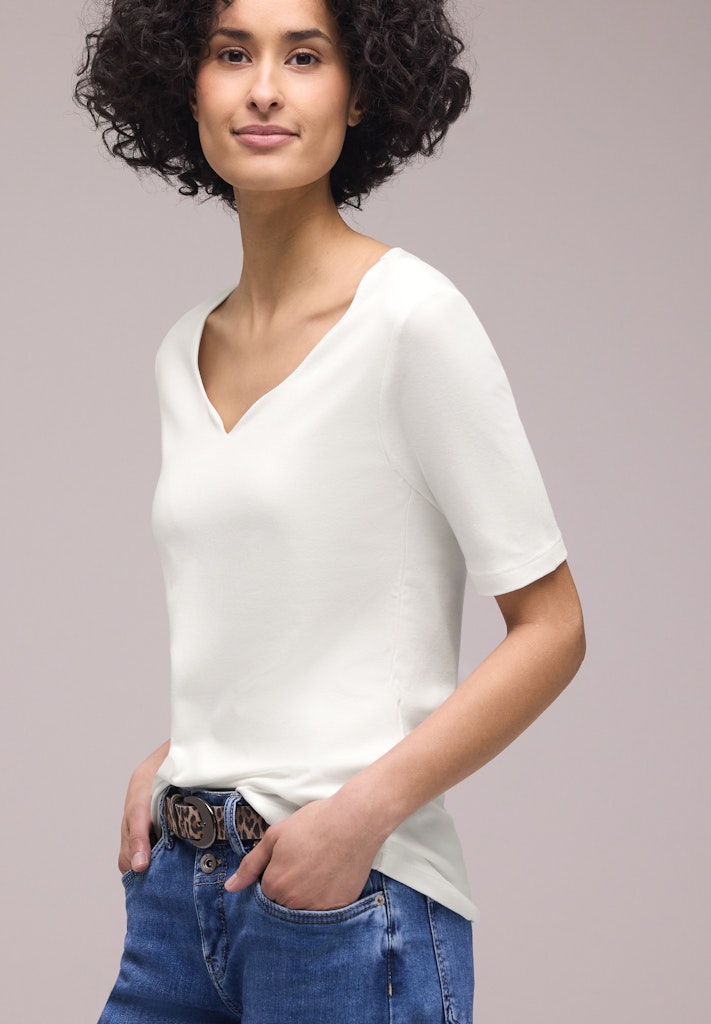 Street One Damen T-Shirts Off White