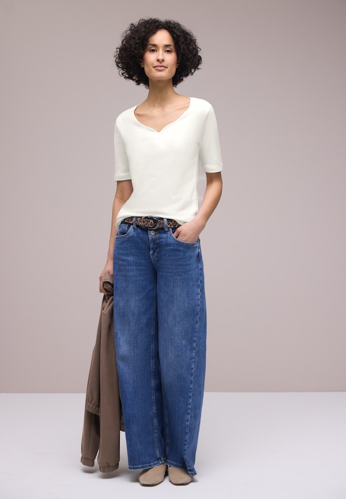 Street One Damen T-Shirts Off White