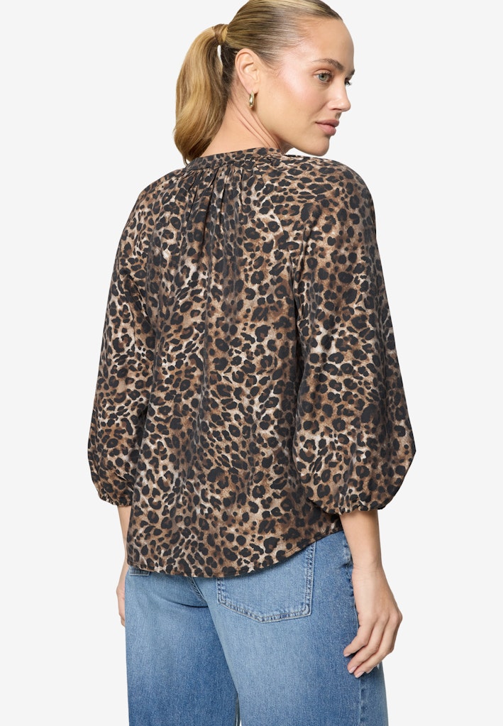 Zero Damen Blusen Beige/Black