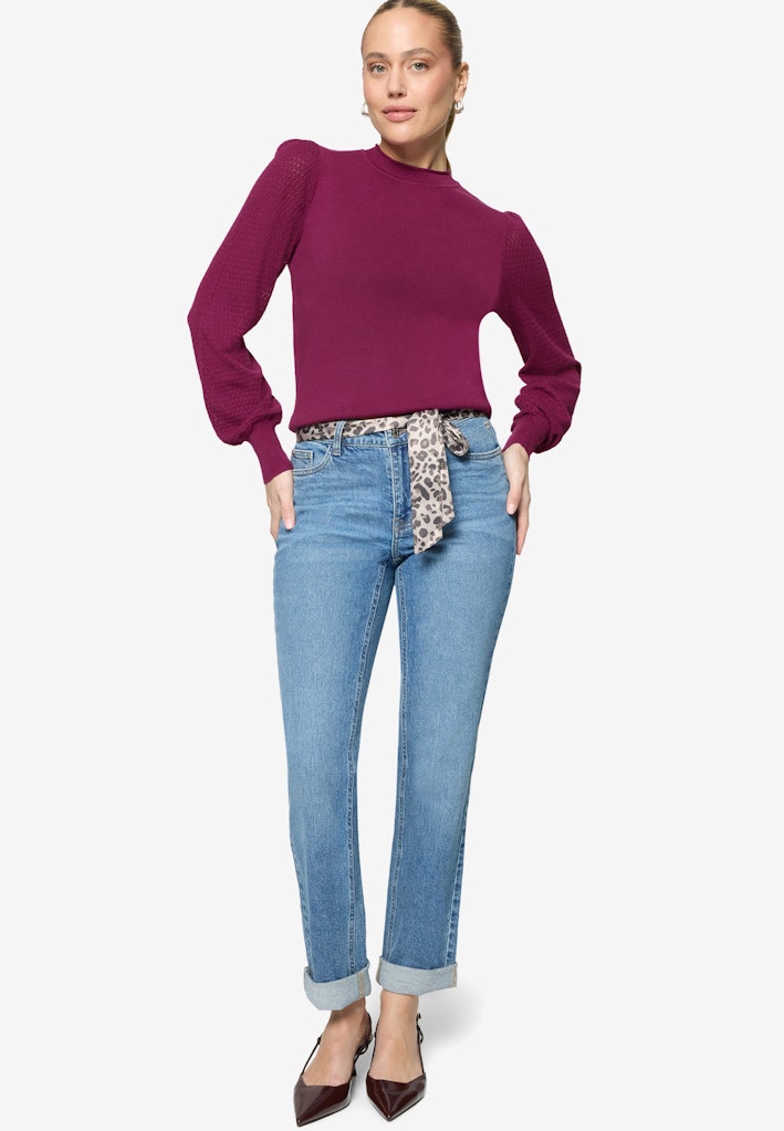 Zero Damen Pullover Magenta Purple