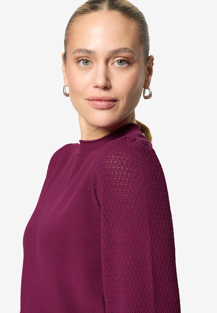 Zero Damen Pullover Magenta Purple