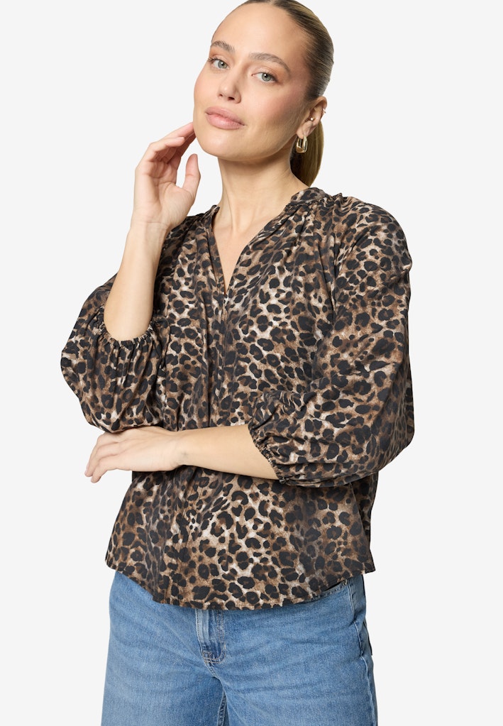 Zero Damen Blusen Beige/Black