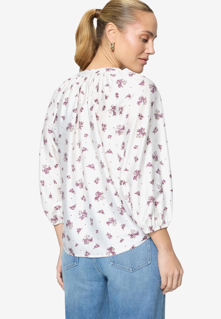 Zero Damen Blusen Cream/Pink