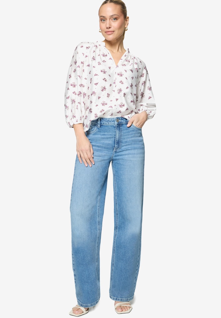 Zero Damen Blusen Cream/Pink