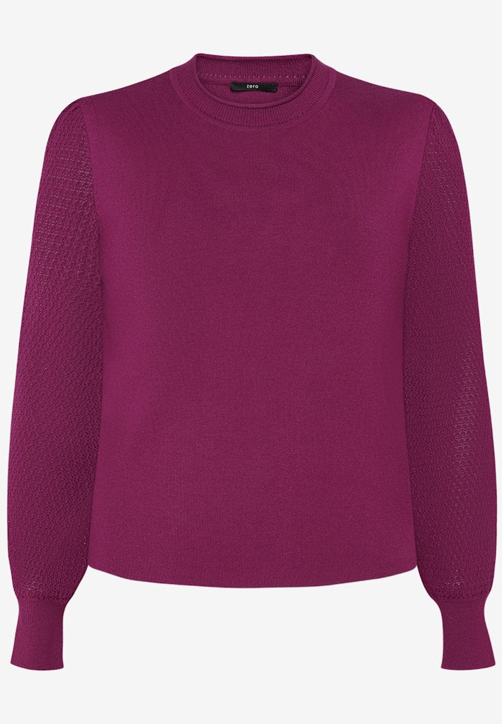Zero Damen Pullover Magenta Purple