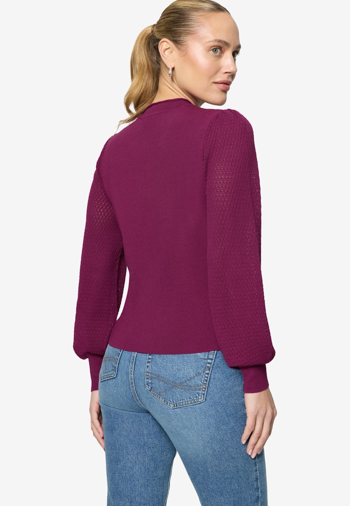 Zero Damen Pullover Magenta Purple