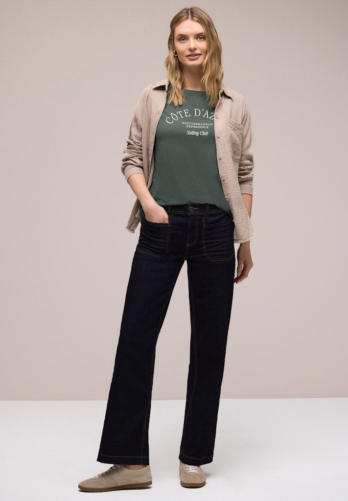 Street One Damen T-Shirts Cilantro