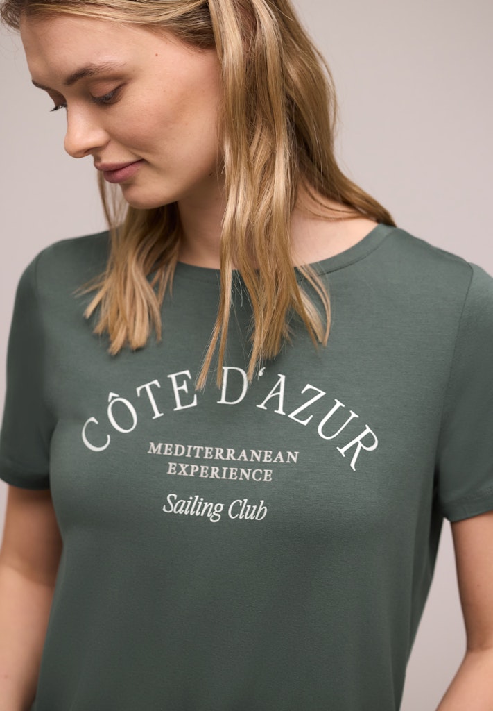 Street One Damen T-Shirts  Cilantro