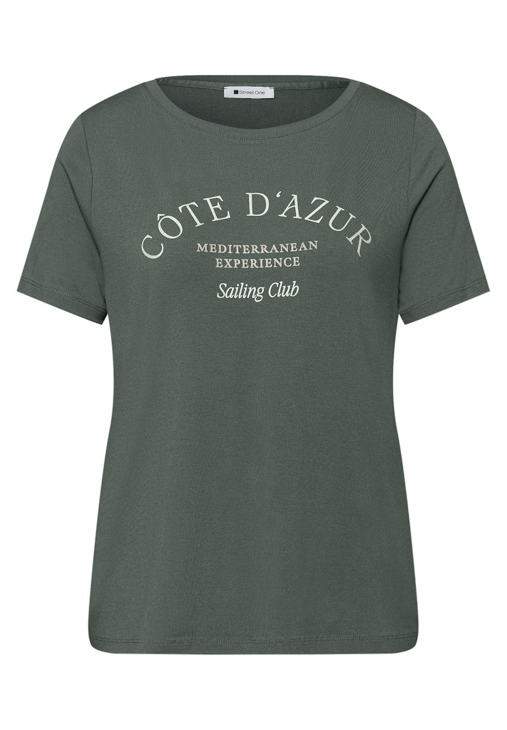 Street One Damen T-Shirts  Cilantro