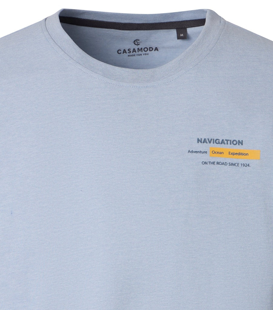 Casa Moda Herren T-Shirts kurz  Blau