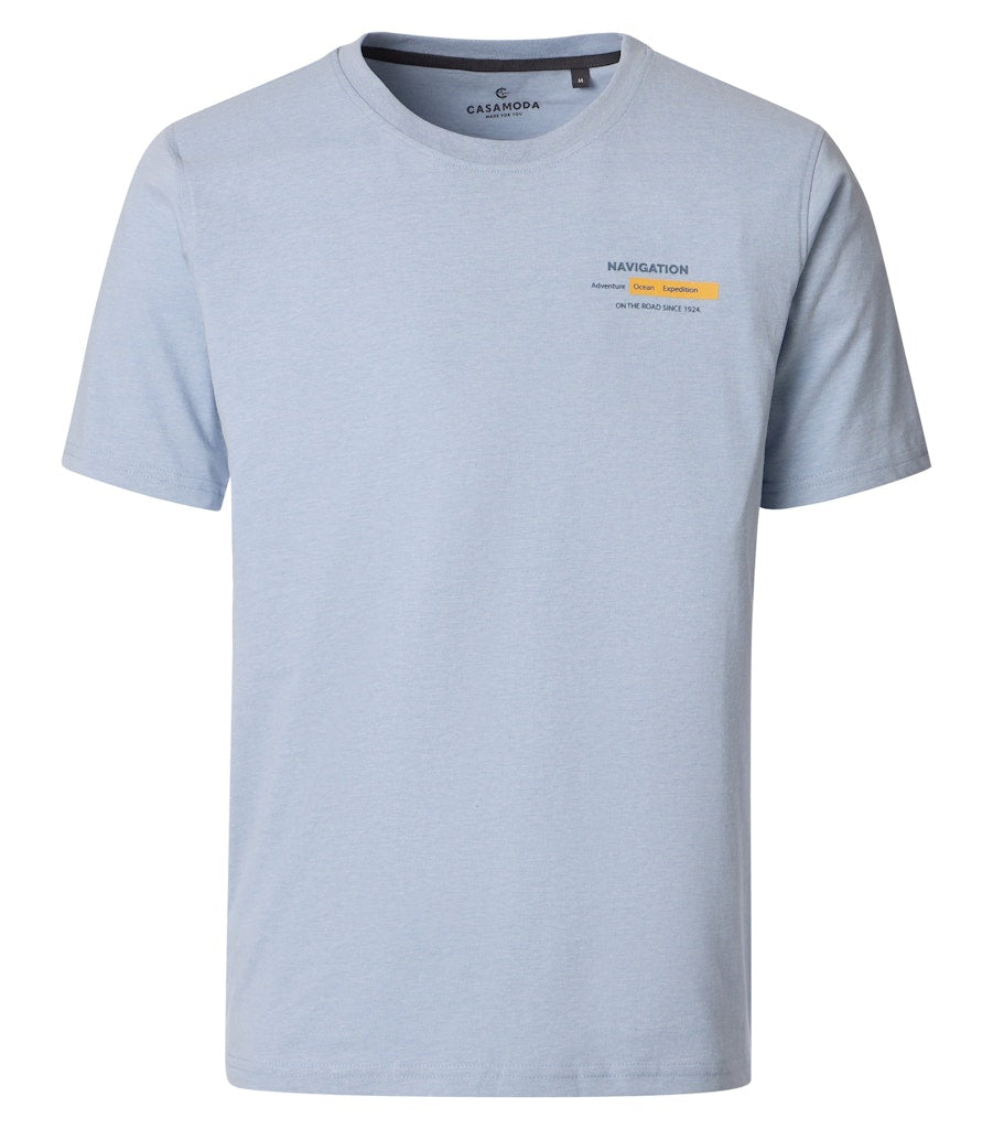 Casa Moda Herren T-Shirts kurz  Blau