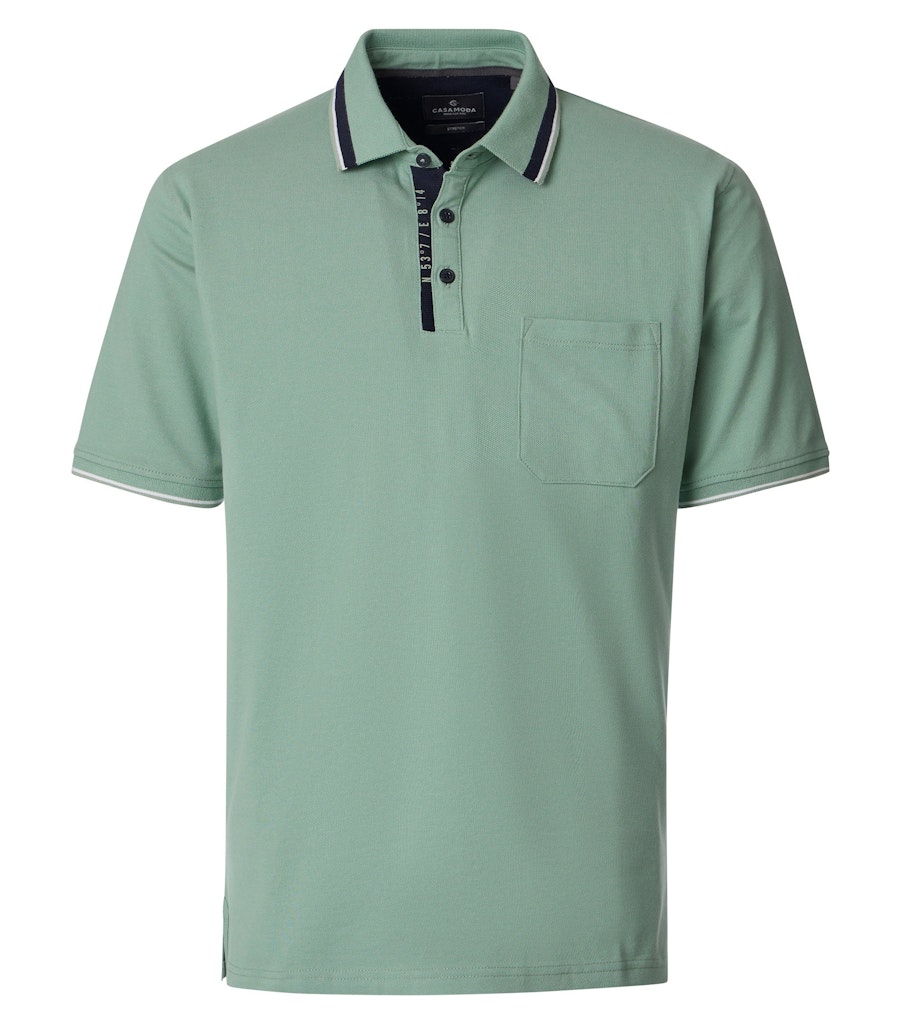 Casa Moda Herren Polo-Shirts  Gruen