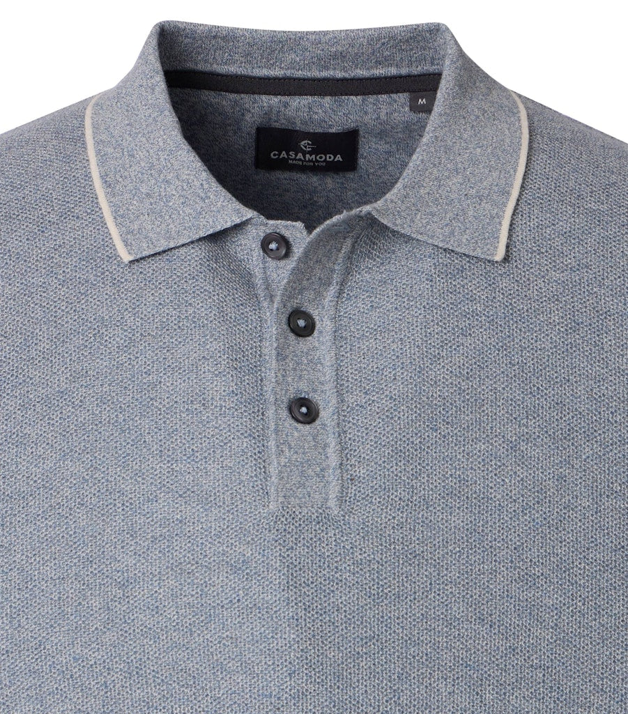 Casa Moda Herren Polo-Shirts  Blau