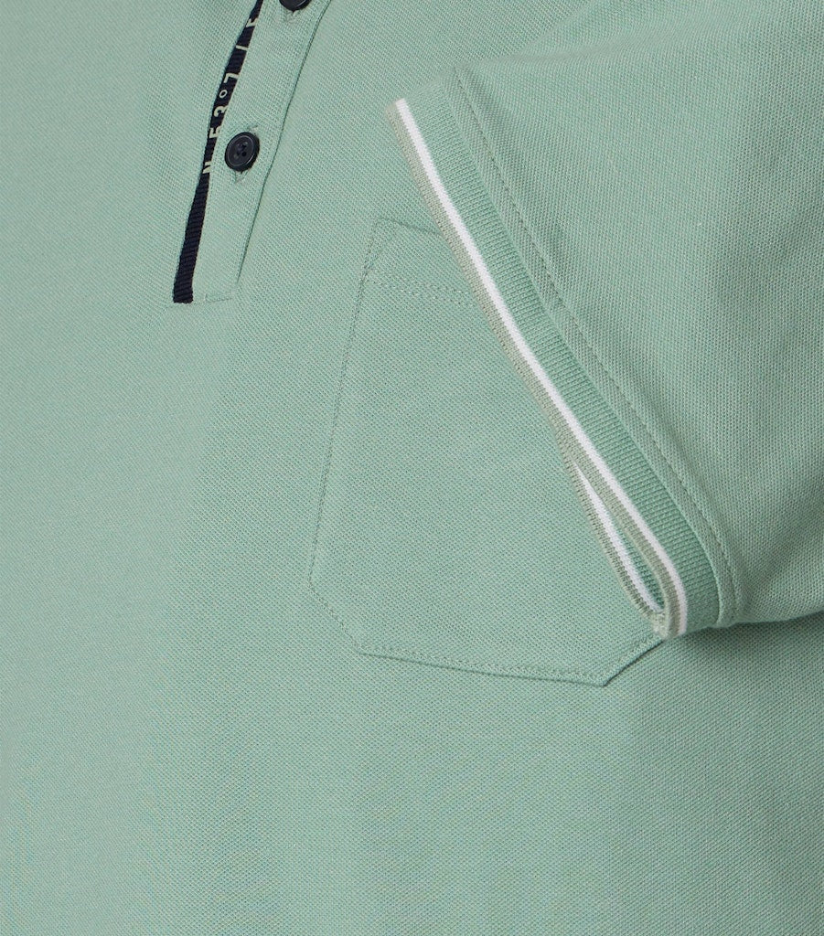 Casa Moda Herren Polo-Shirts  Gruen