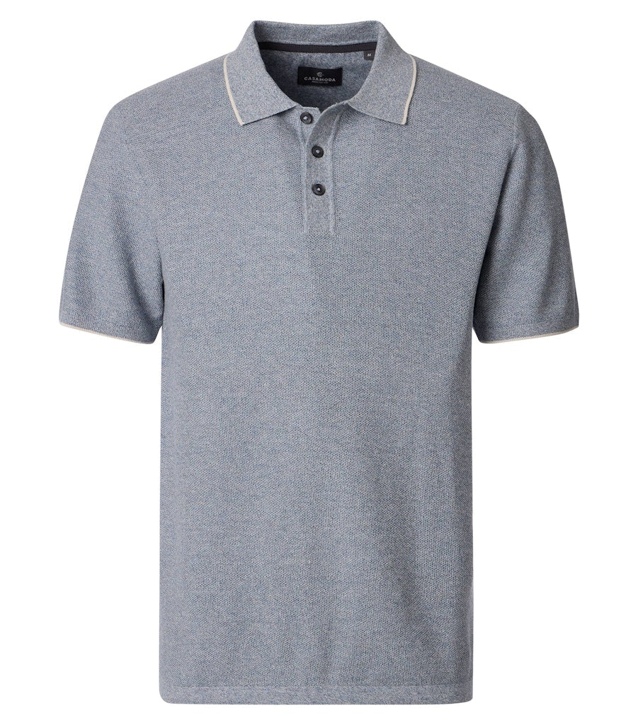 Casa Moda Herren Polo-Shirts  Blau