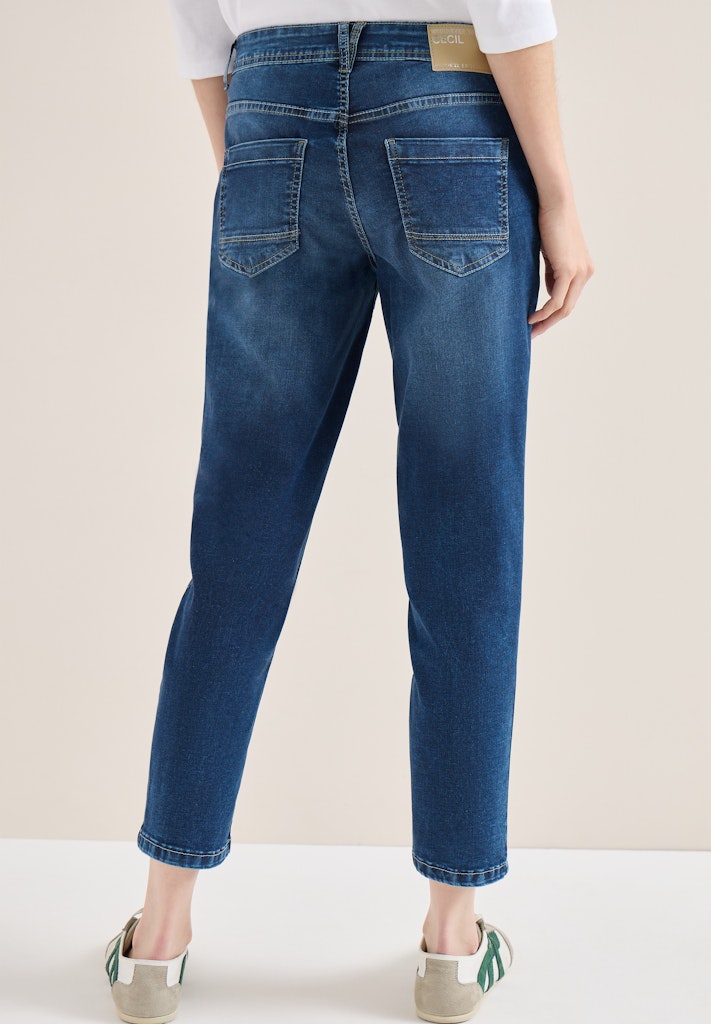 Cecil Damen Hosen Mid Blue