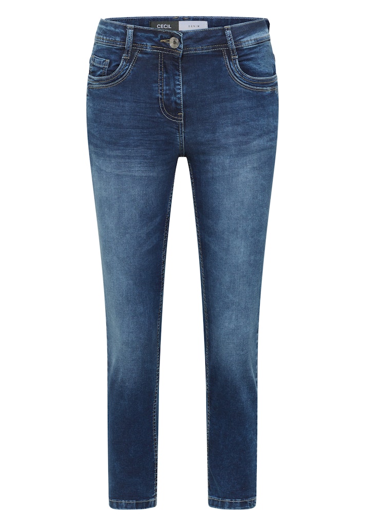 Cecil Damen Hosen  Mid Blue