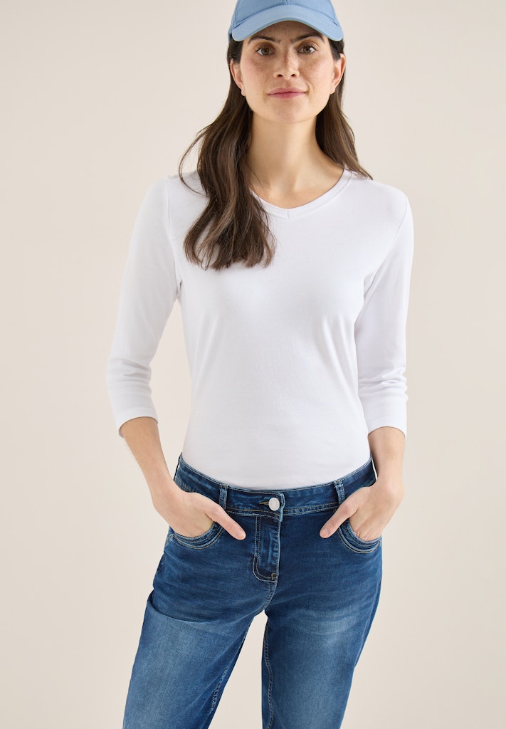 Cecil Damen Hosen Mid Blue