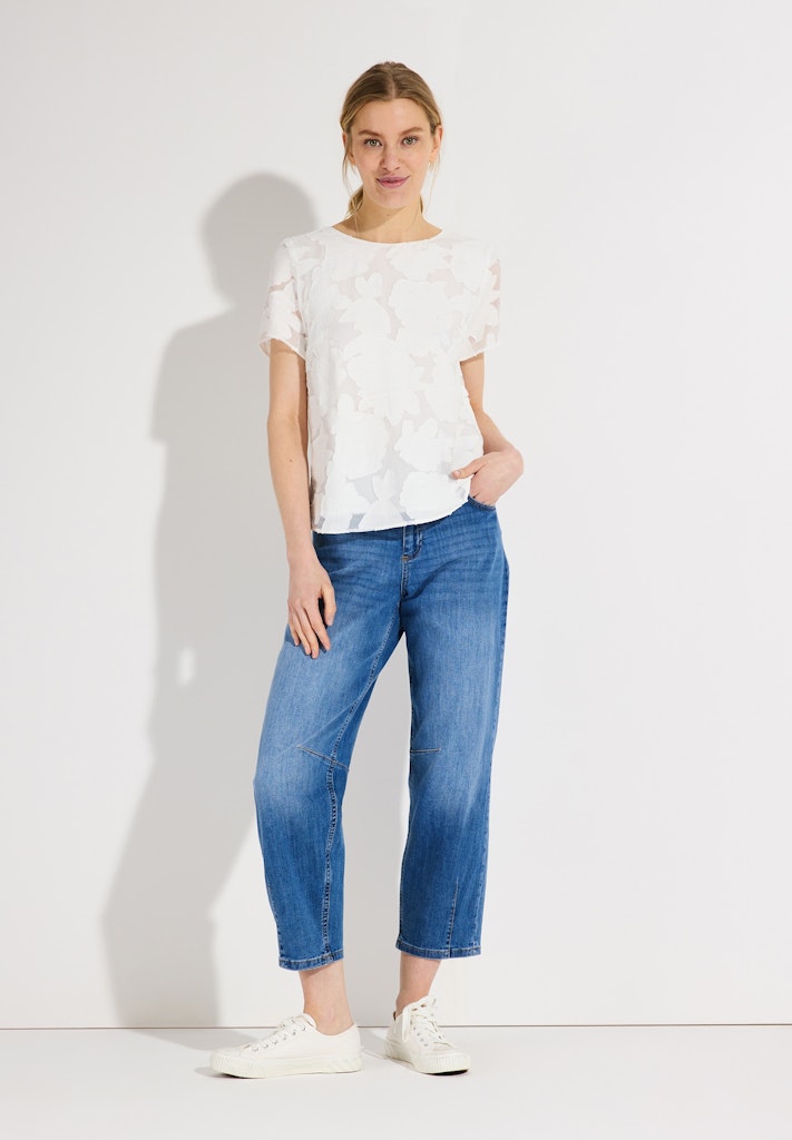 More & More Damen Jeans  Middle Blu