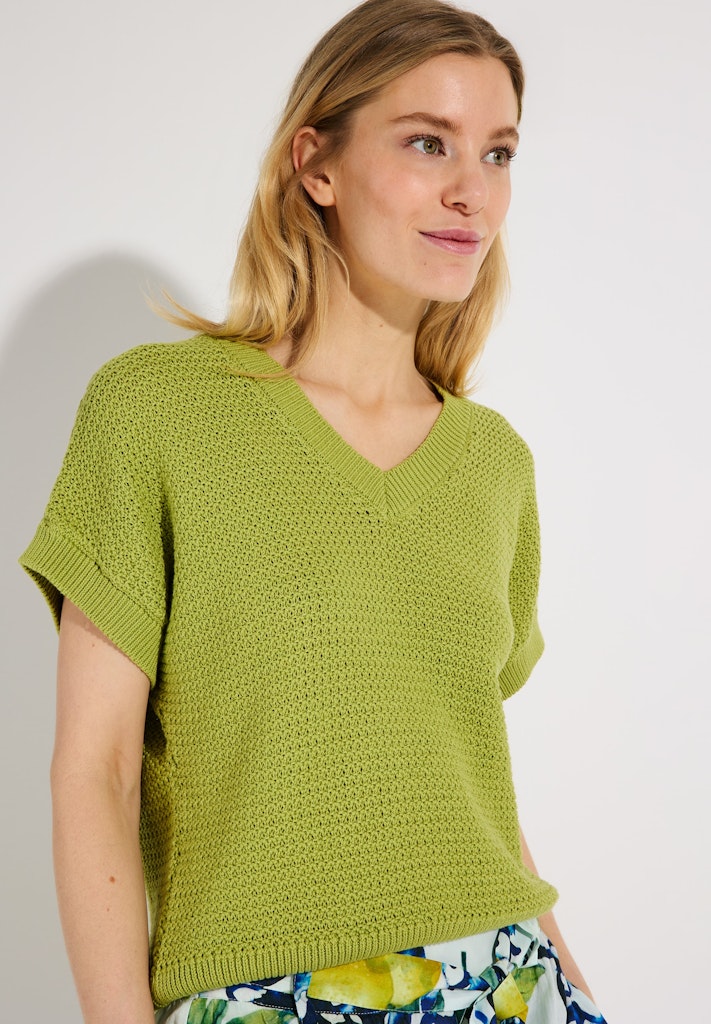 More & More Damen Pullover  Pistachio