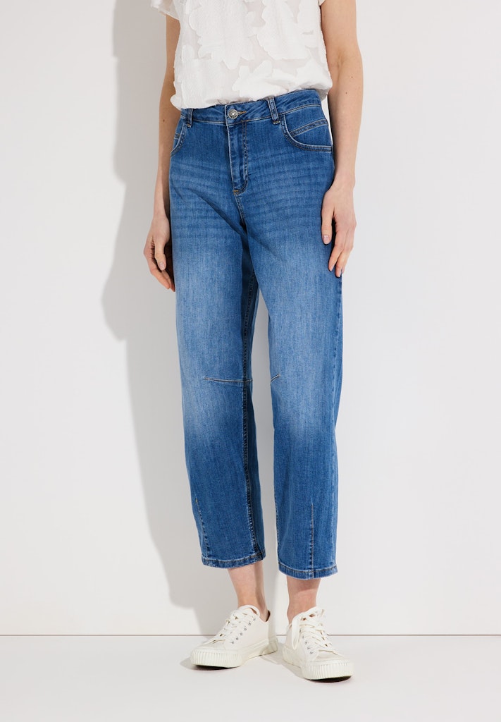 More & More Damen Jeans  Middle Blu