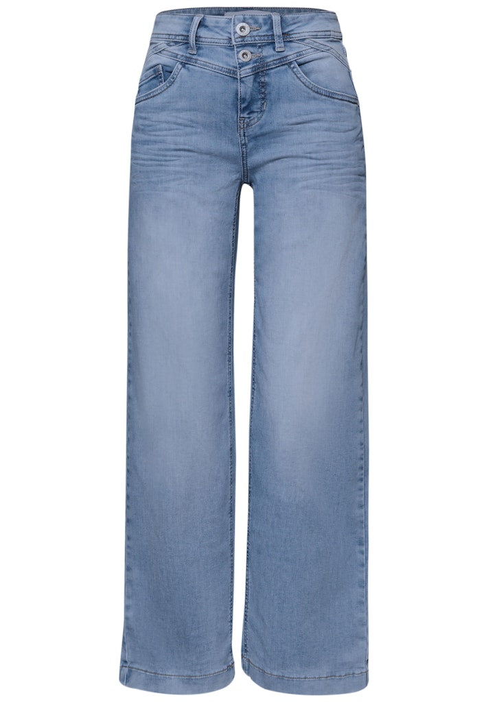 Street One Damen Hosen  Light Blu