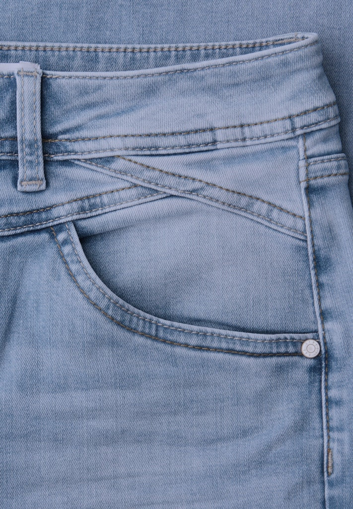 Street One Damen Hosen  Light Blu