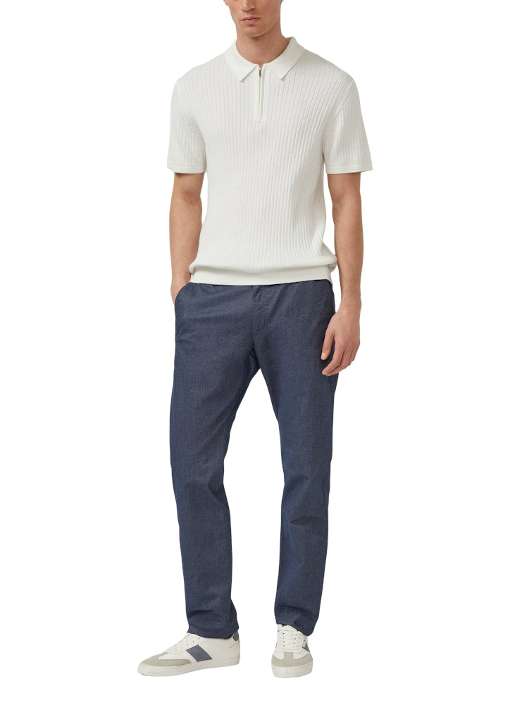 S. Oliver red Herren Pullover White