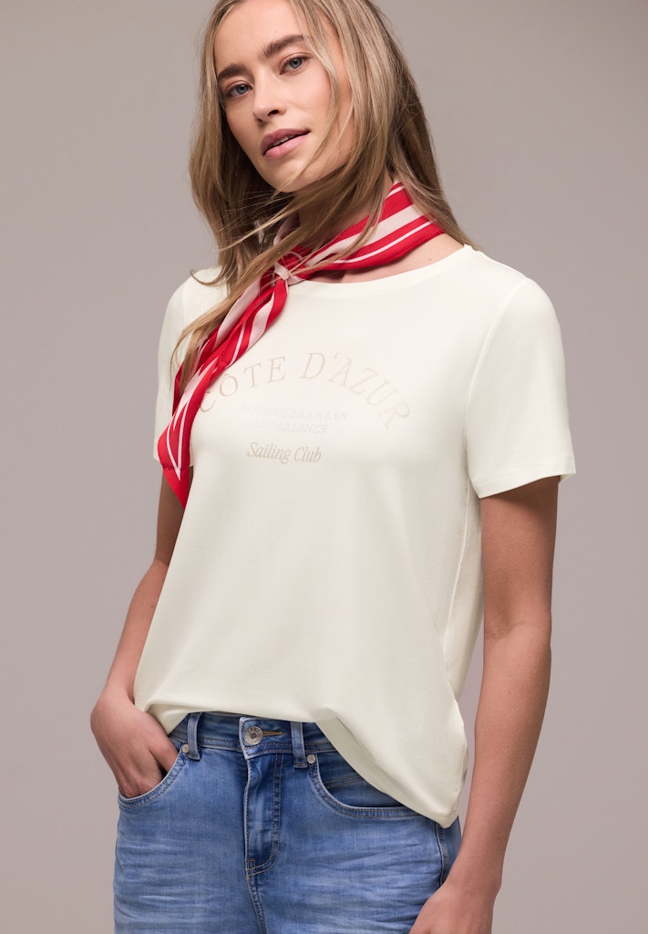 Street One Damen T-Shirts  Off White