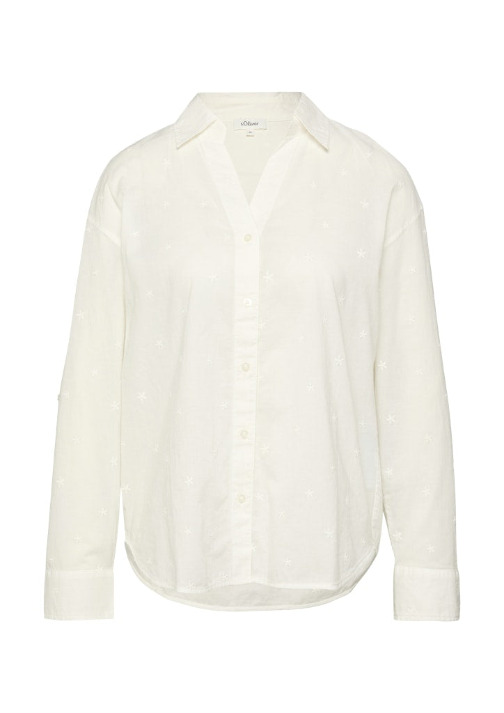 S. Oliver red Damen Blusen White
